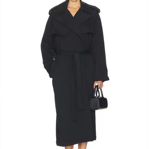 SKIMS Black Long Coat